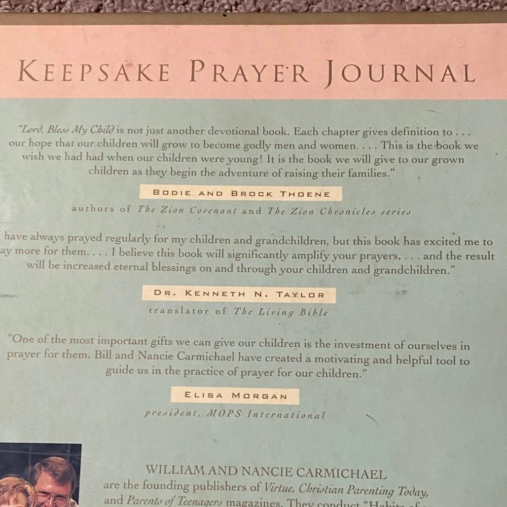 Lord Bless My Child Hardcover Book Y2K Keepsake Family Precious